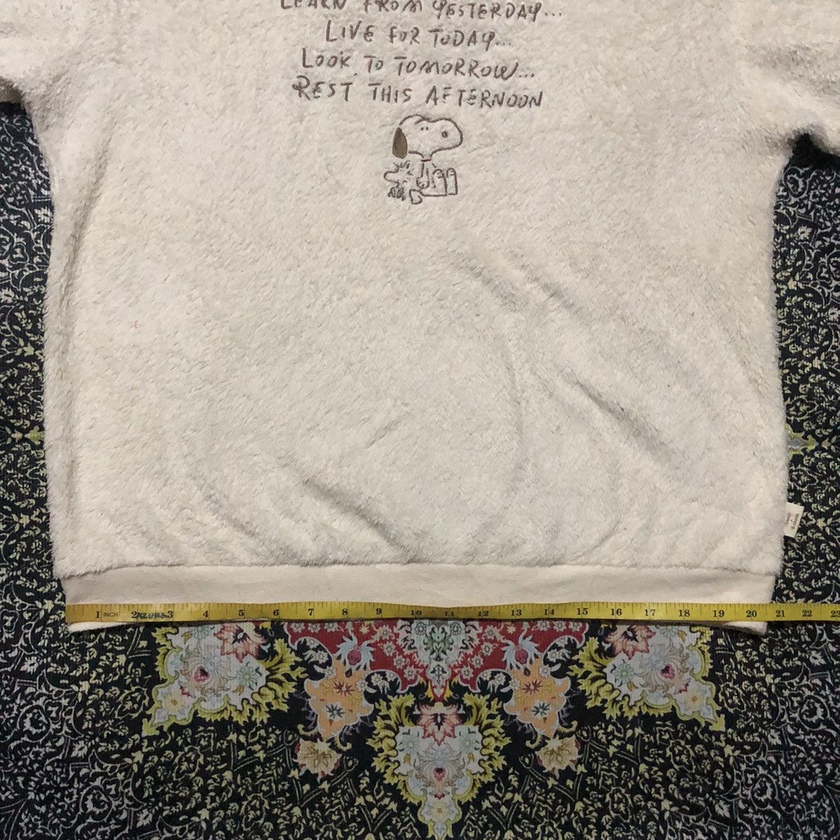 💥Uniqlo X Peanuts X Yo Nagara Sherpa Fleece Sweatshirt