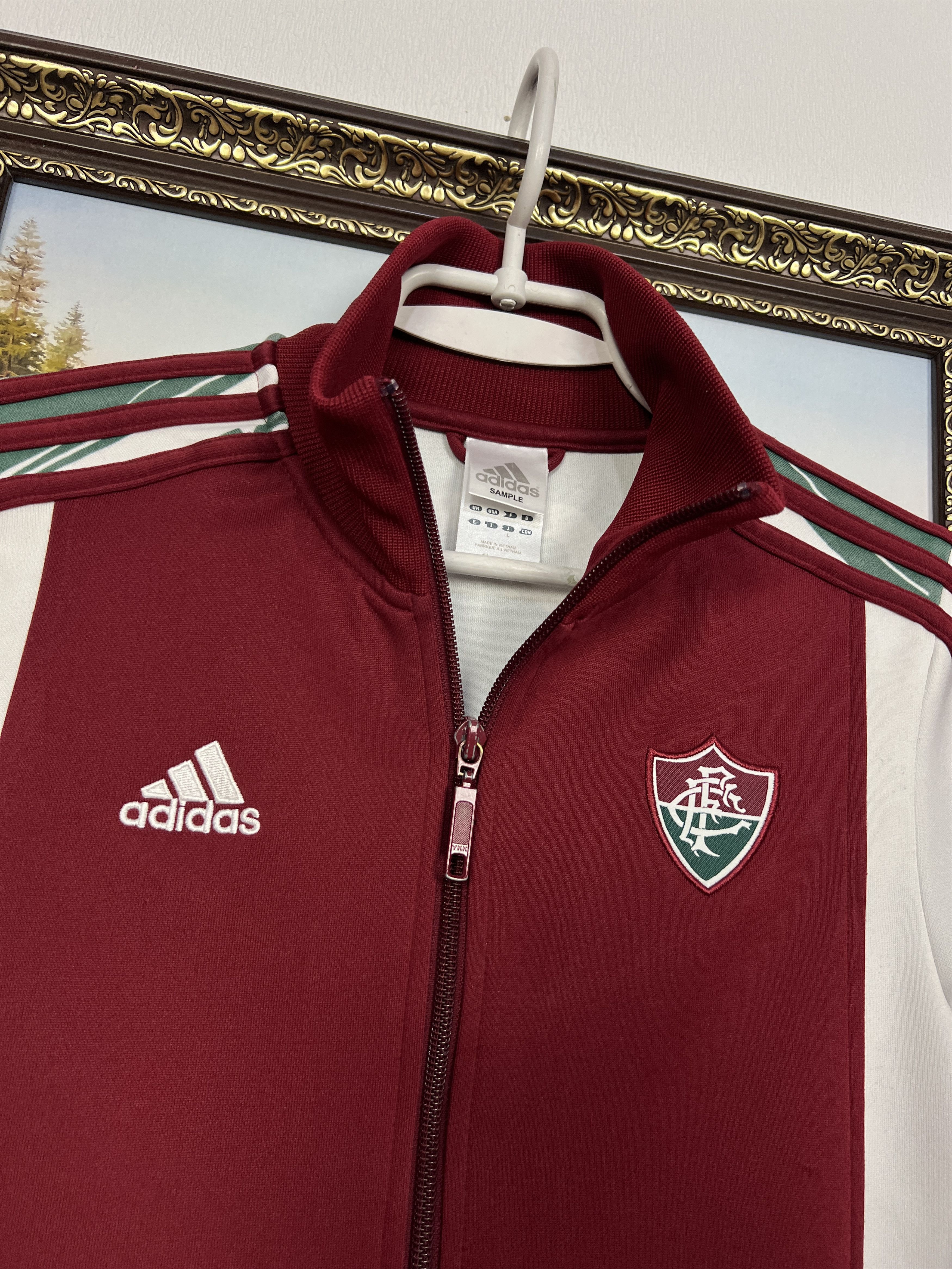 Adidas Fluminense Football Jacket Soccer Track Top Rare Size Boys L Size US XS / EU 42 / 0 - 3 Thumbnail