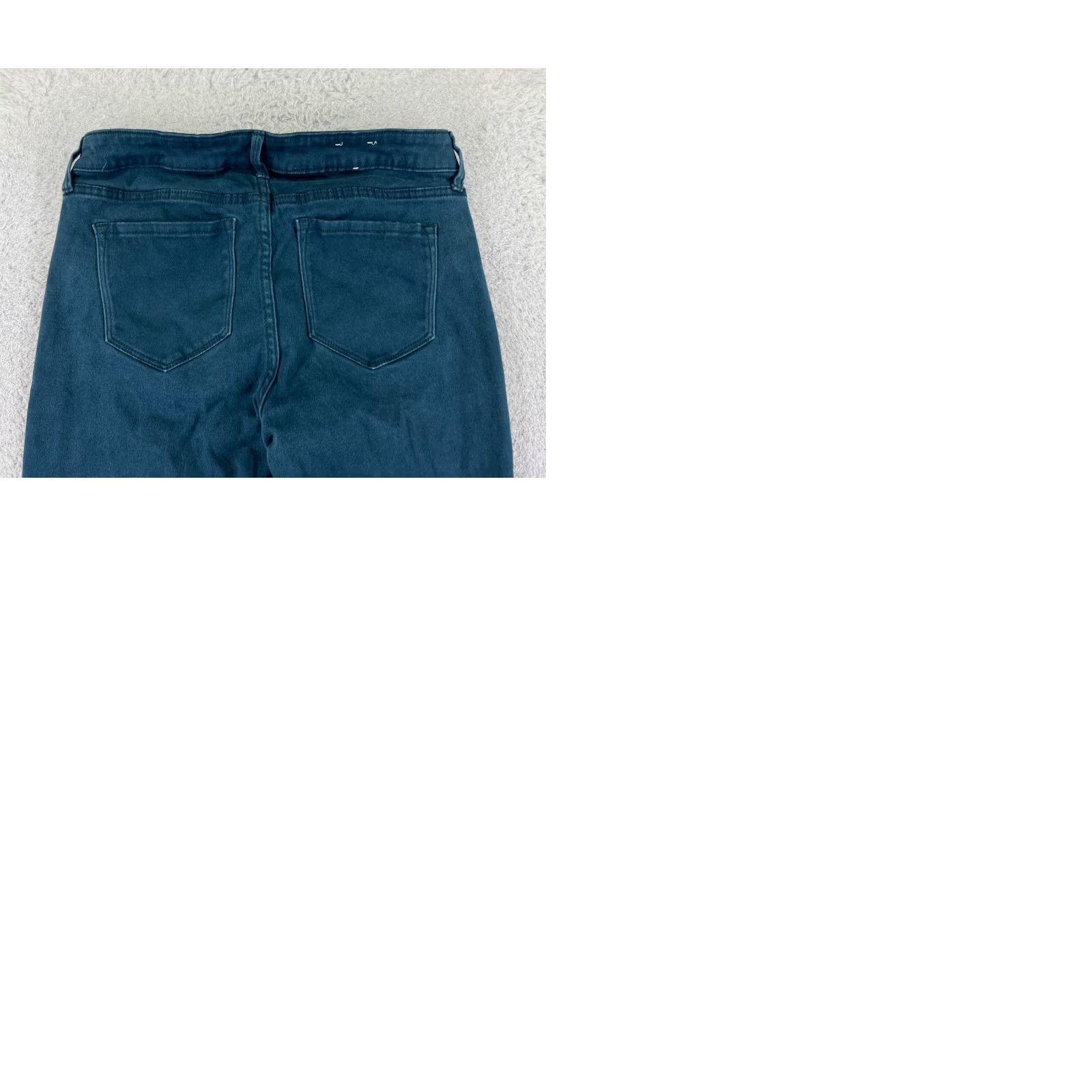 Old Navy VINTAGE Old Navy Pants Womens 6 Blue Denim Skinny Rocstar Mid Rise Cotton 26x26 Size 28" / US 6 / IT 42 - 10 Thumbnail