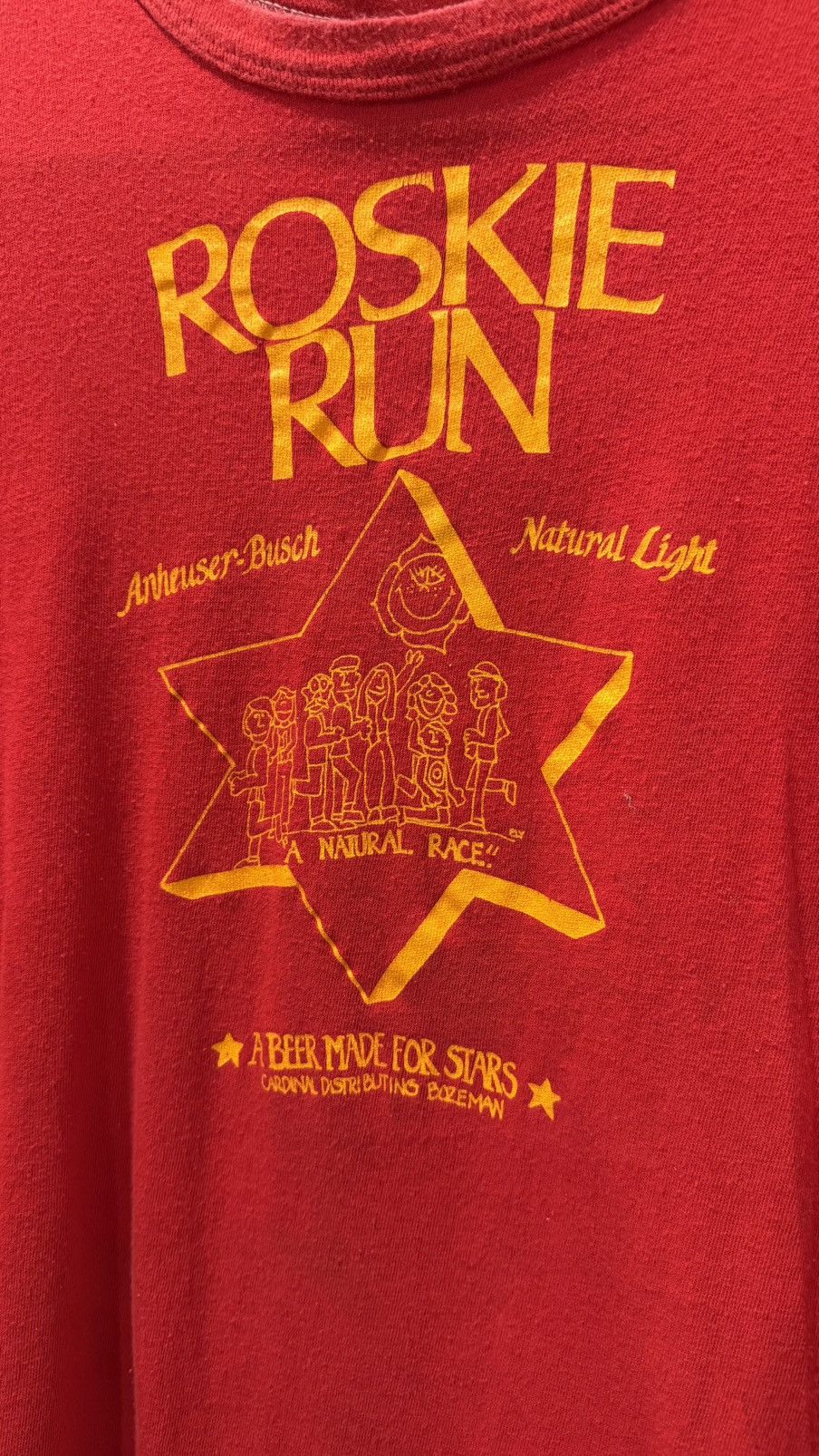 Vintage GOLDEN R SINGLE STICH RUSSEL ROSKIE RUN SHIRT Size US XL / EU 56 / 4 - 4 Thumbnail