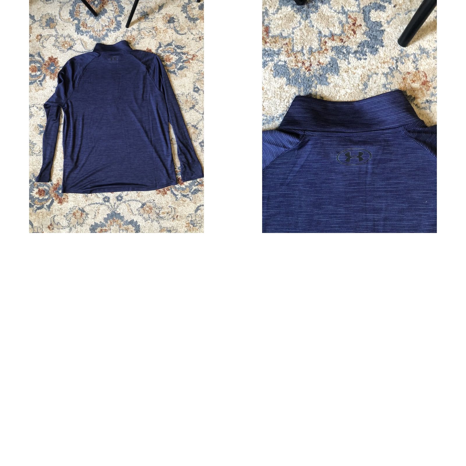 Under Armour Under Armour Tech Tee Pullover Mens XL Blue Quarter Zip Lightweight Athletic Shirt Size US XL / EU 56 / 4 - 8 Thumbnail