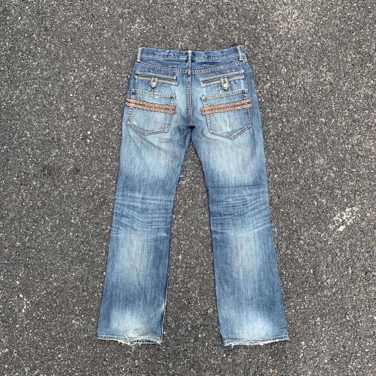 14th Addiction Vintage Villand Jeans W32 L31 Distressed Denim Faded Pants Size US 32 / EU 48 - 12 Thumbnail