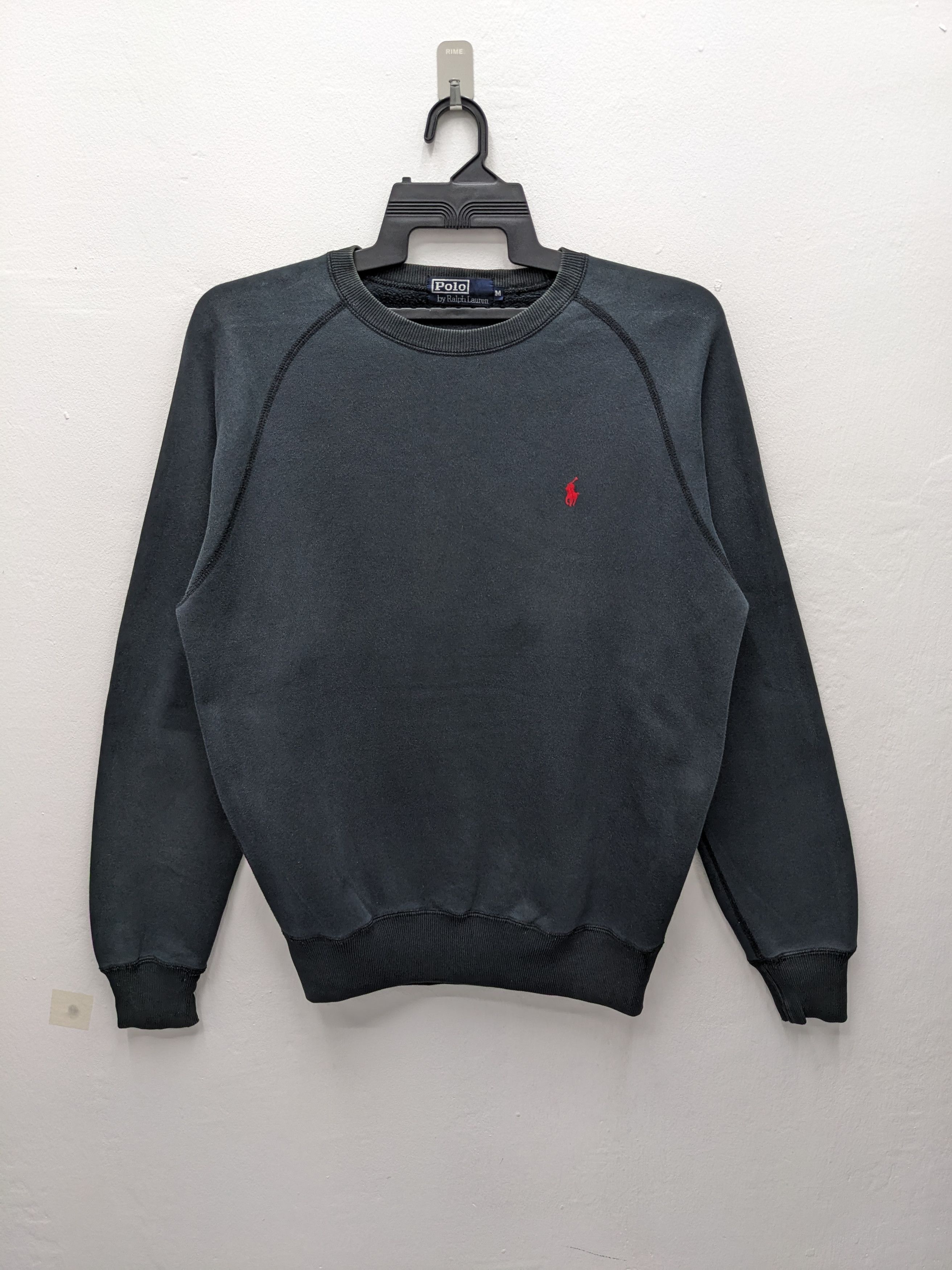 Polo Ralph Lauren Vintage Polo Ralph Lauren Red Pony Logo Raglan Sweatshirt Size US M / EU 48-50 / 2 - 2 Thumbnail