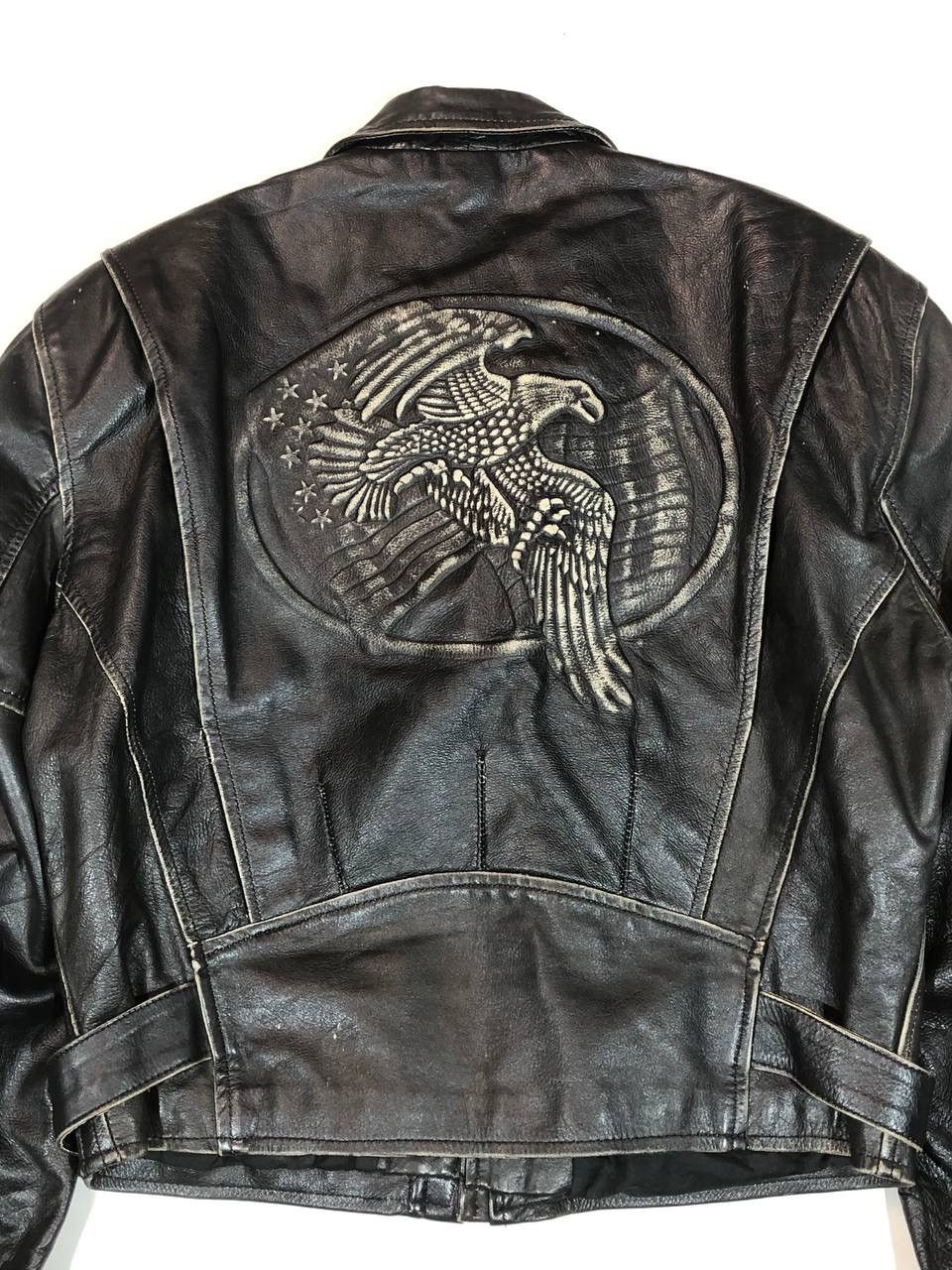 Vintage Vintage Eagle Biker Leather Jacket Size US M / EU 48-50 / 2 - 10 Thumbnail