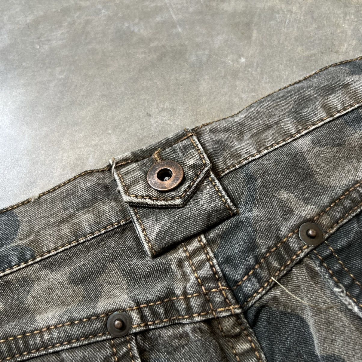 If Six Was Nine Vintage Grace Continental Camo Double Knee Pants Size US 30 / EU 46 - 8 Thumbnail