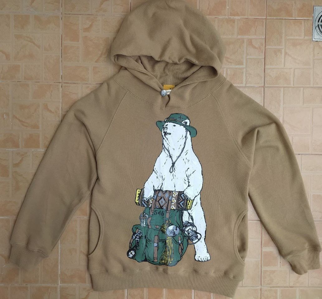 go slow caravan GO SLOW CARAVAN KUBOSHI PRINT HOODIE SIZE 1 Size US S / EU 44-46 / 1 - 1 Thumbnail