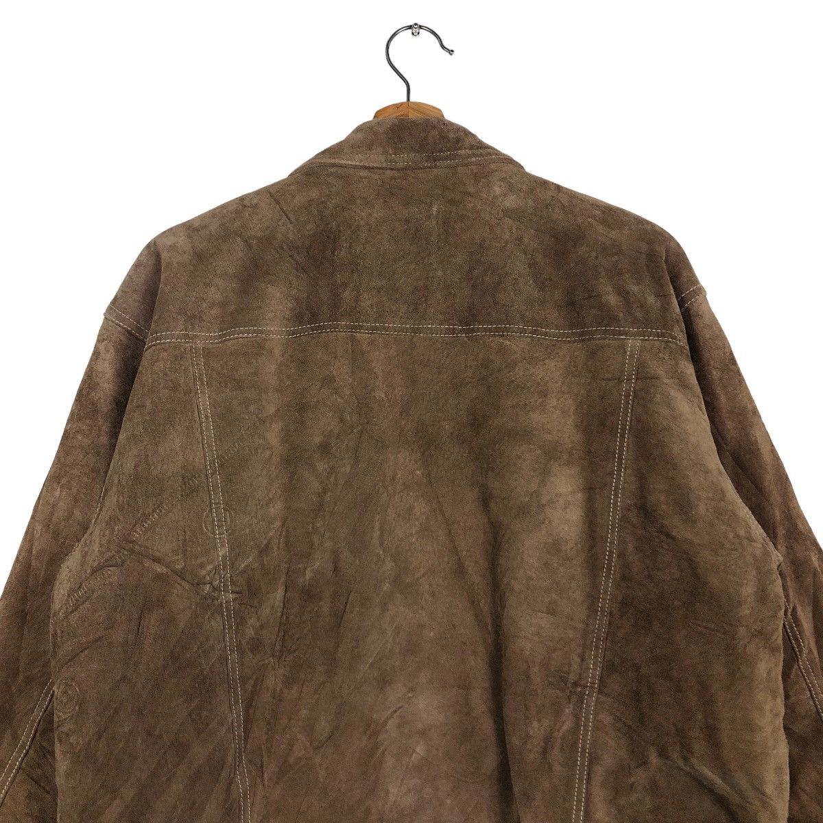 Japanese Brand VINTAGE BIKER LEATHER JACKET TRUCKER XENON MAN ISSEY MIYAKE Size US L / EU 52-54 / 3 - 9 Thumbnail