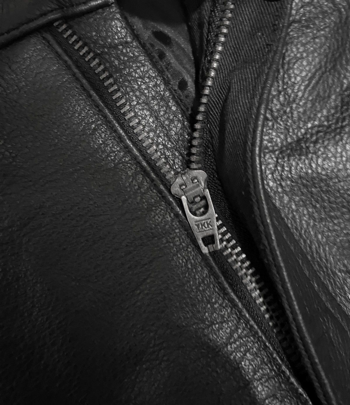 Genuine Leather Vintage Ashy Motorcycle Leather Biker Pants Size US 32 / EU 48 - 10 Thumbnail