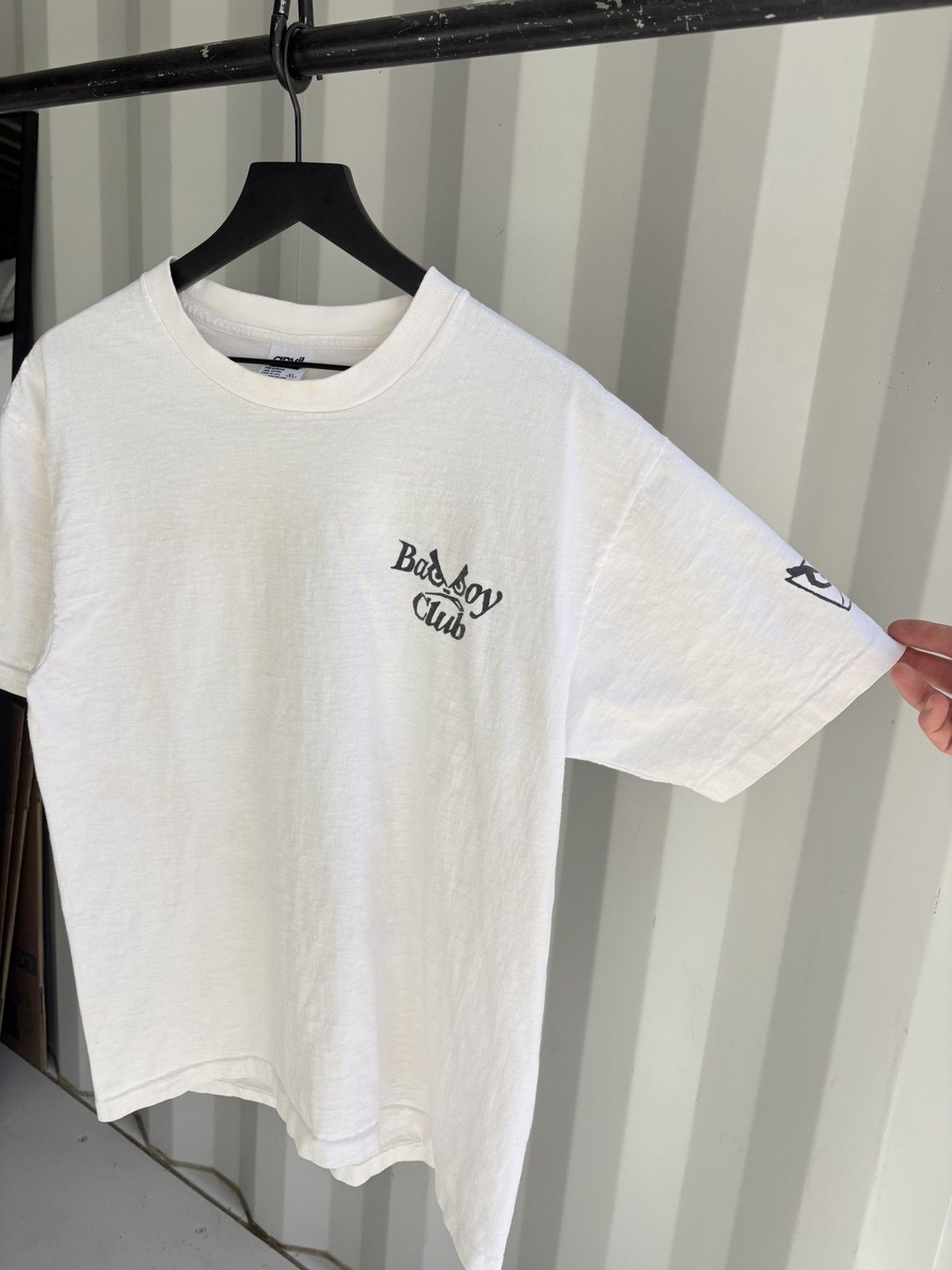 Vintage Vintage Bad Boy Club Shirt Fades Thrashed Grunge Band Size US XL / EU 56 / 4 - 2 Thumbnail