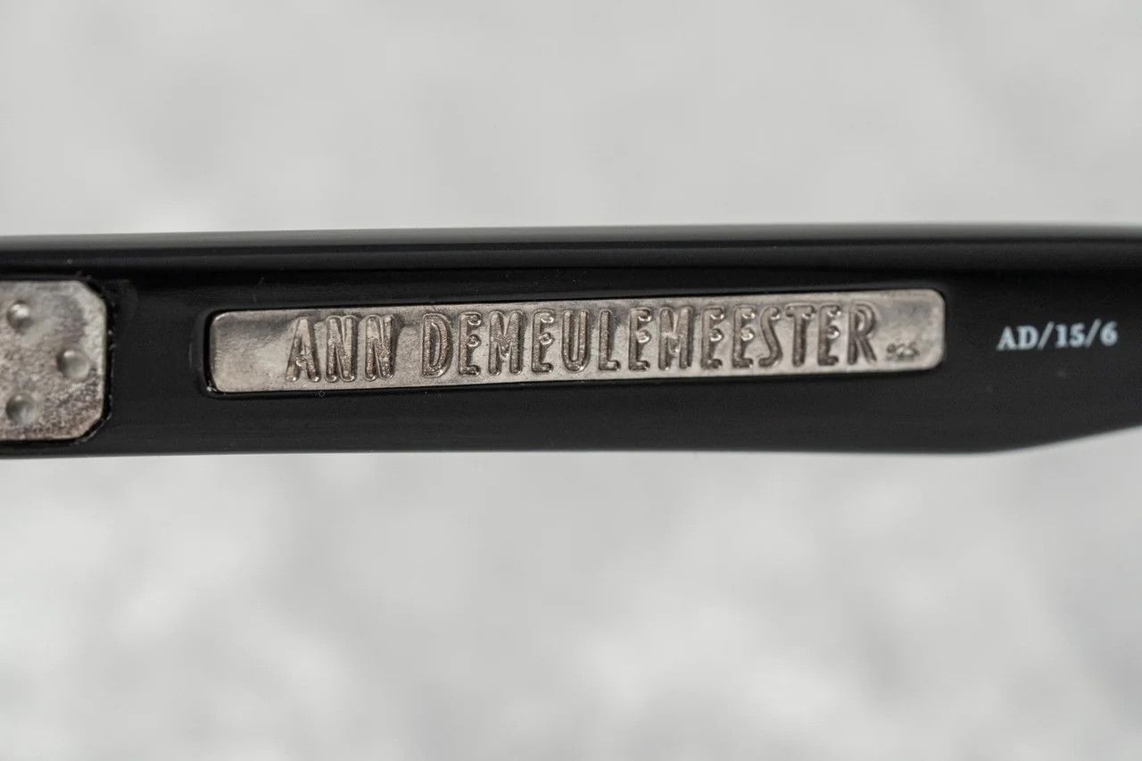Ann Demeulemeester Ann Demeulemeester Sunglasses Rectangular Black and Grey Size ONE SIZE - 8 Thumbnail