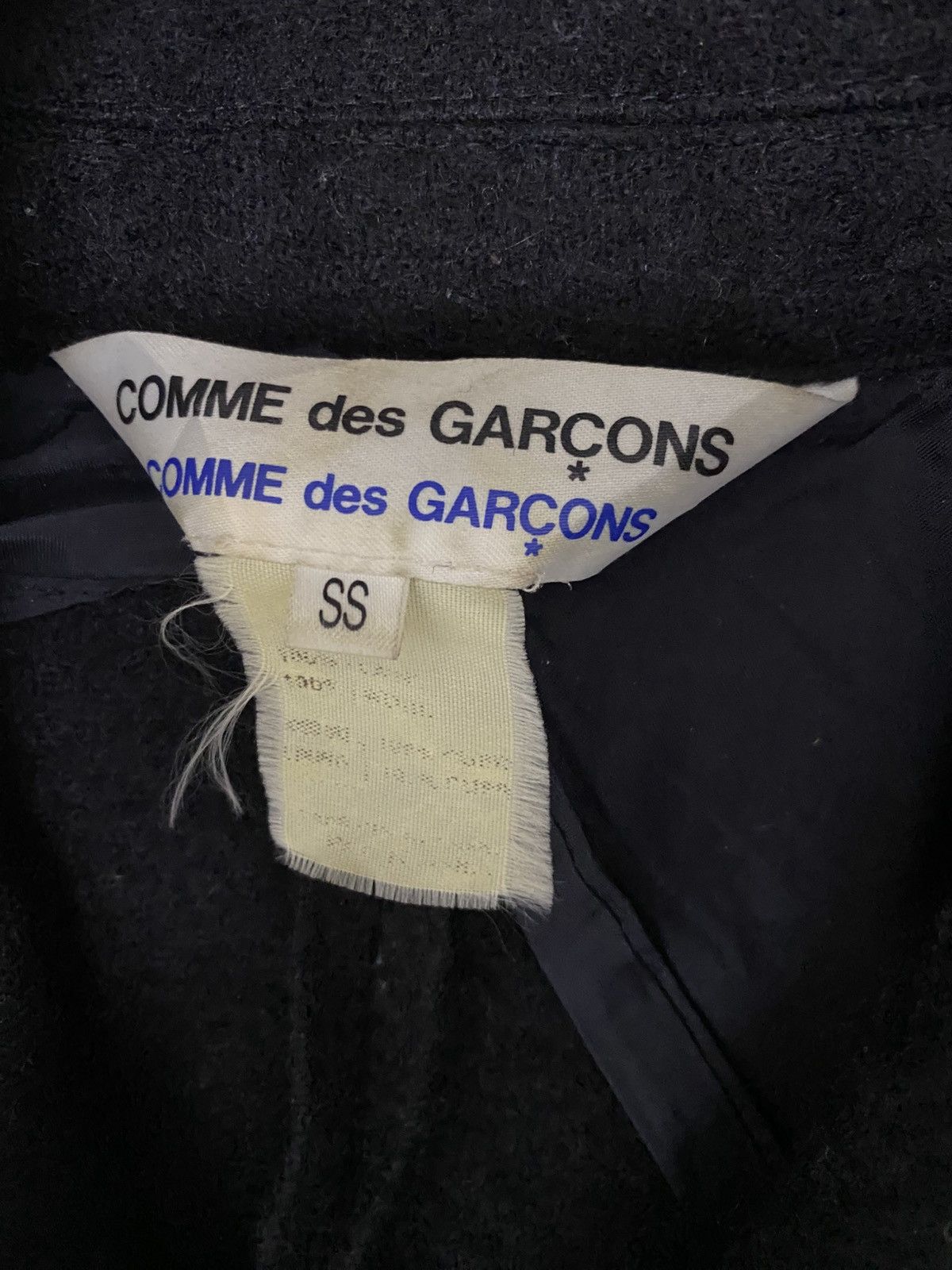 Comme des Garcons Comme Des Garcons W8J001 Wool Jacket Size S / US 4 / IT 40 - 19 Thumbnail
