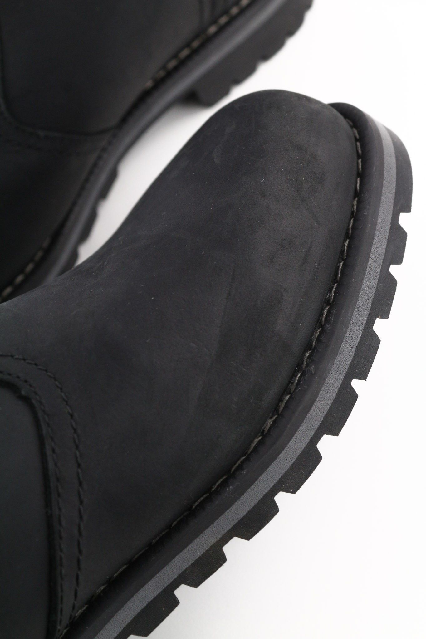 Timberland A2NHW UK8 Black Leather Ortholite Pull Tab Boots 79956 Size US 8.5 / EU 41-42 - 14 Thumbnail