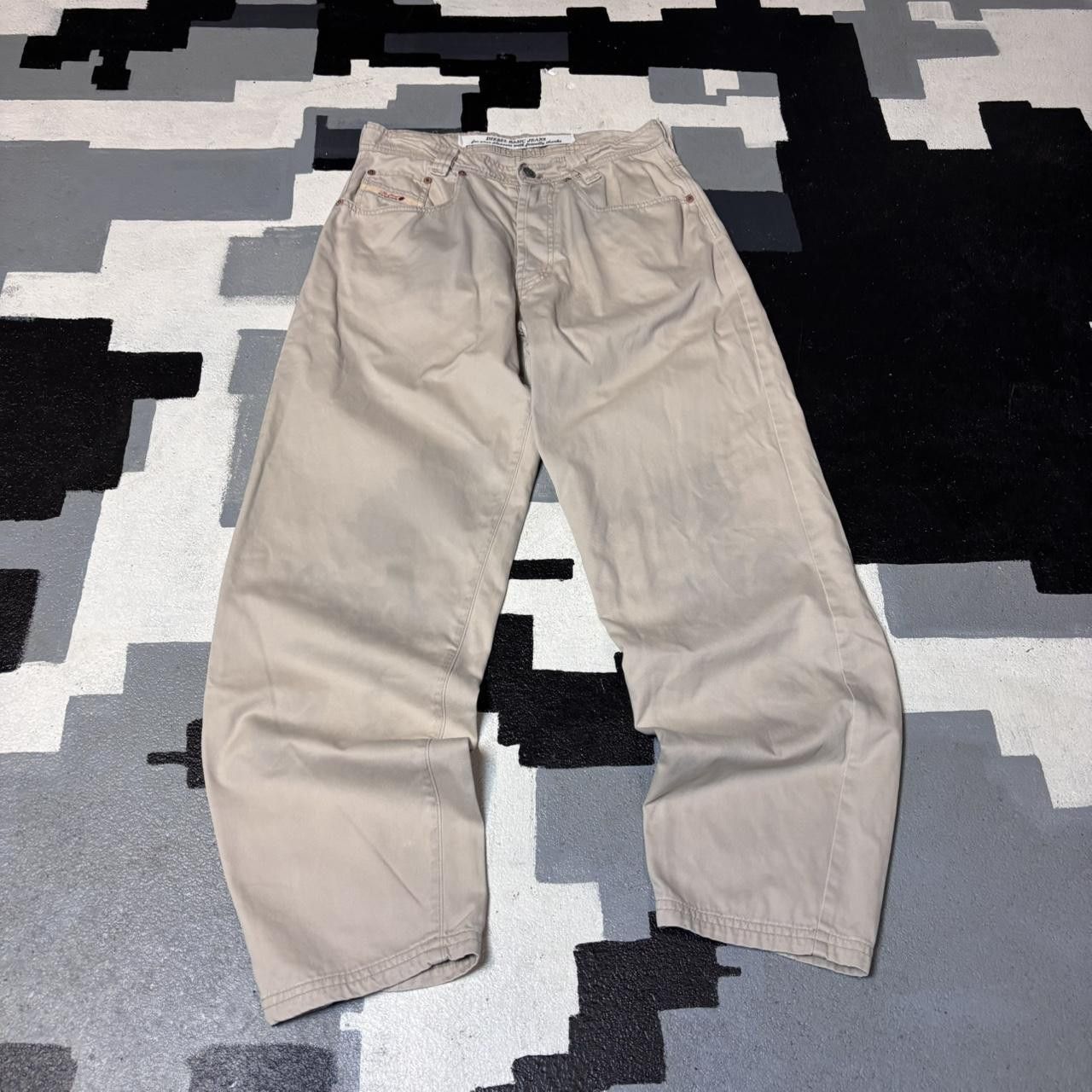 Diesel × Japanese Brand × Vintage Vintage Diesel bleached pants Size US 30 / EU 46 - 1 Thumbnail