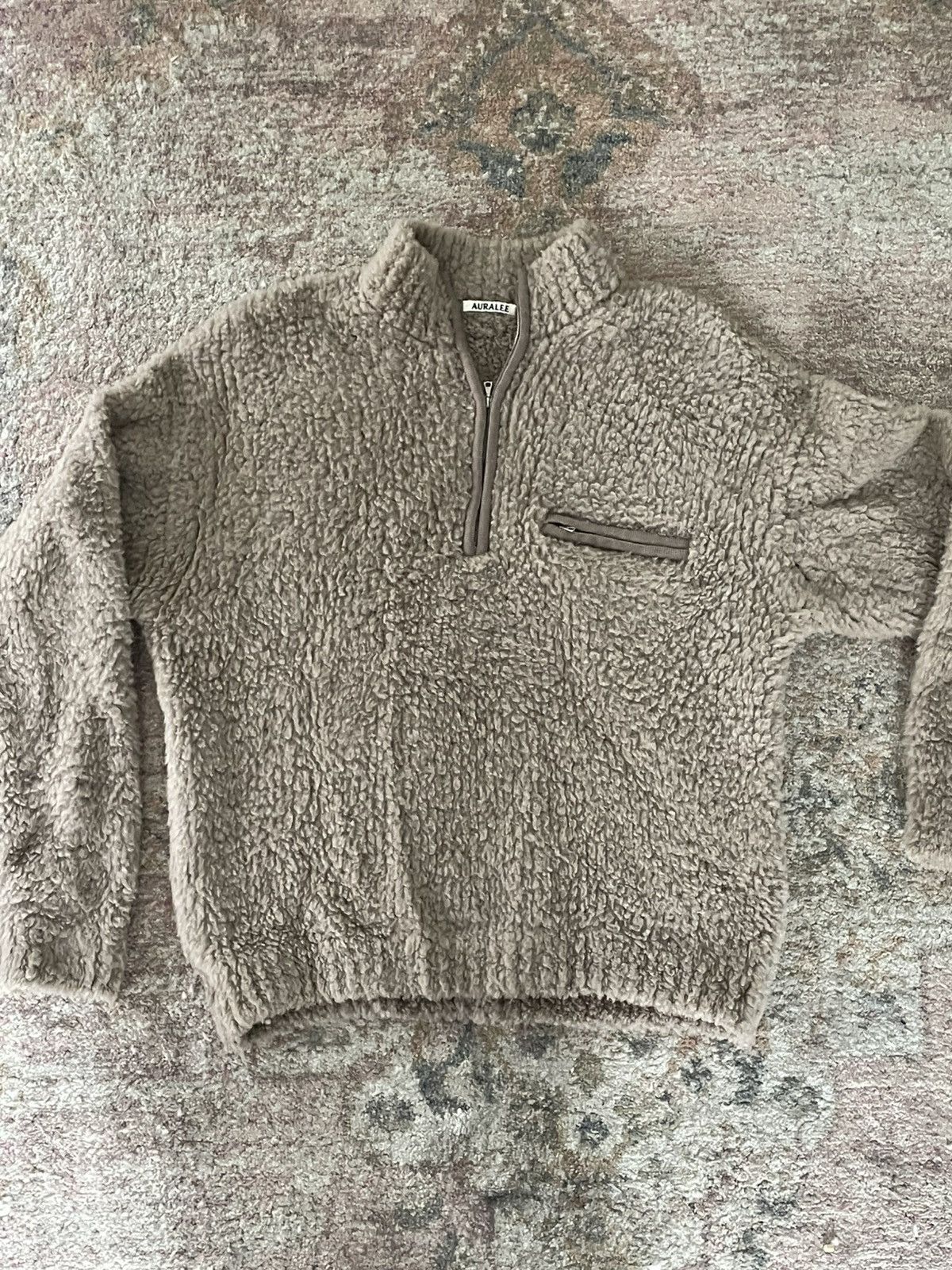 Auralee Merino wool half zip Size US M / EU 48-50 / 2 - 2 Thumbnail