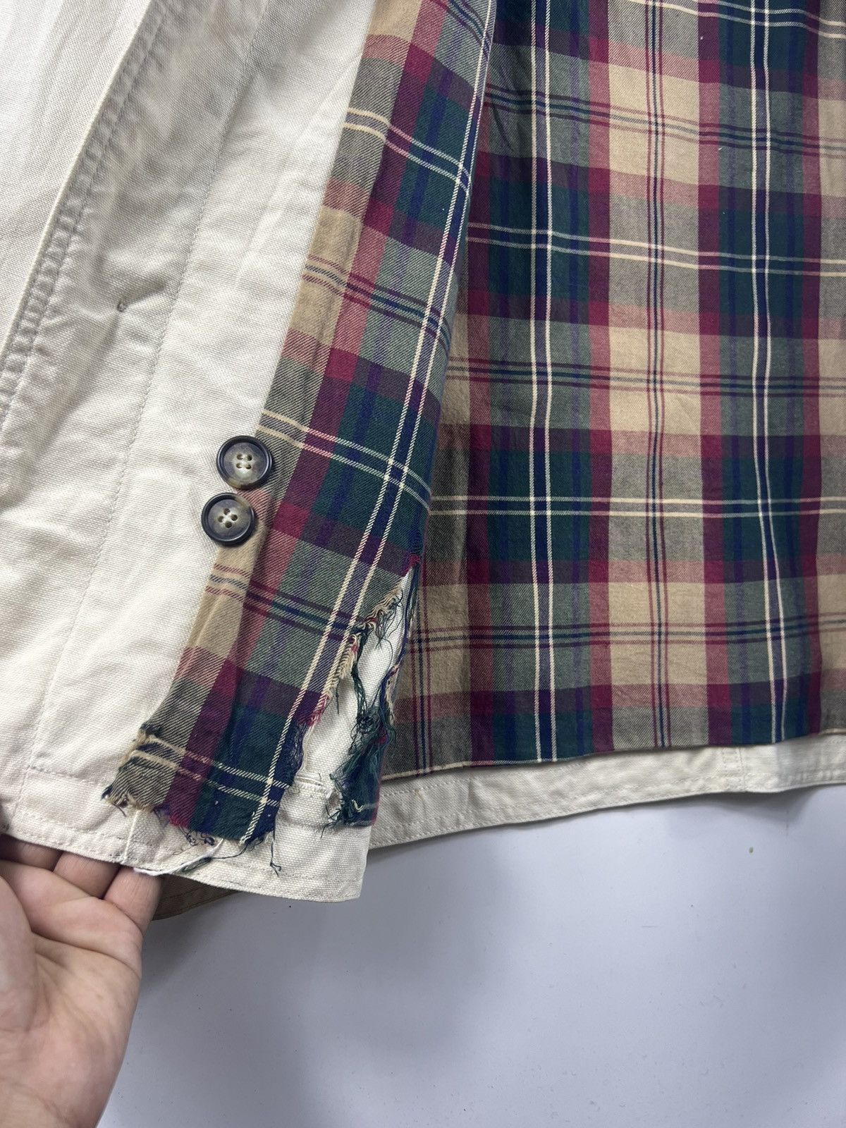 BARNS OUTFITTERS × Lands' End × Vintage 🔥 LAND'S END BARN COAT DUCK CANVAS DISTRESSED JACKET - L Size US L / EU 52-54 / 3 - 10 Thumbnail