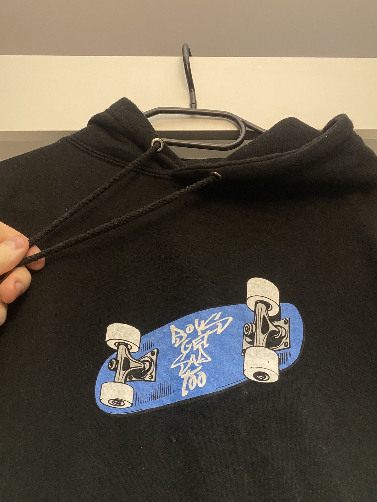 Other Skateboards boys get sad too hoodie Size US M / EU 48-50 / 2 - 4 Thumbnail