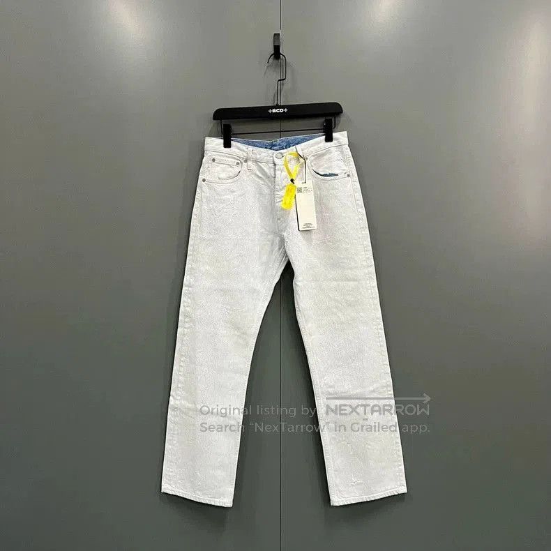 Maison Margiela Maison Margiela White Denim Pants. Size US 34 / EU 50 - 1 Thumbnail