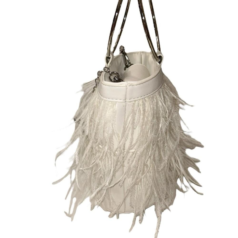 Designer Francesca’s l NWOT Jayleen Feather O-Ring Handbag Size ONE SIZE - 3 Thumbnail