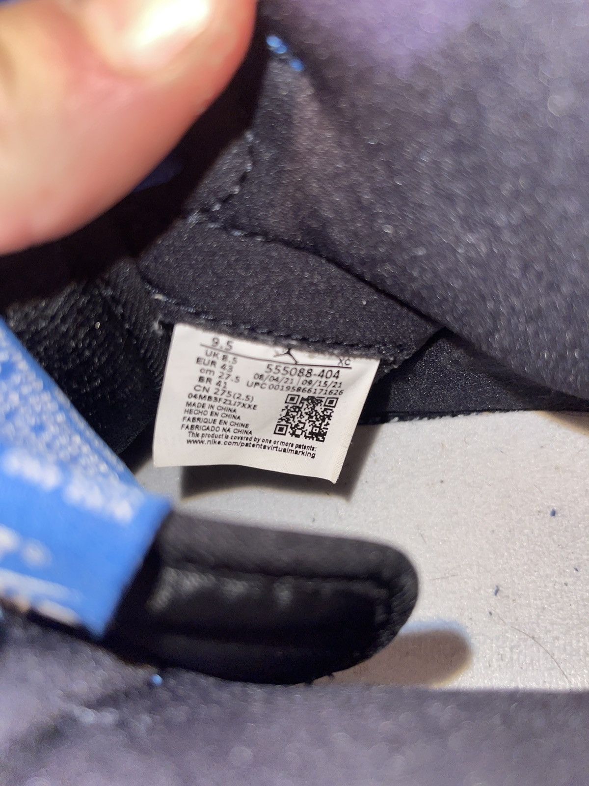 Jordan Brand × Nike Air Jordan 1 high retro in blue Size US 9.5 / EU 42-43 - 6 Thumbnail
