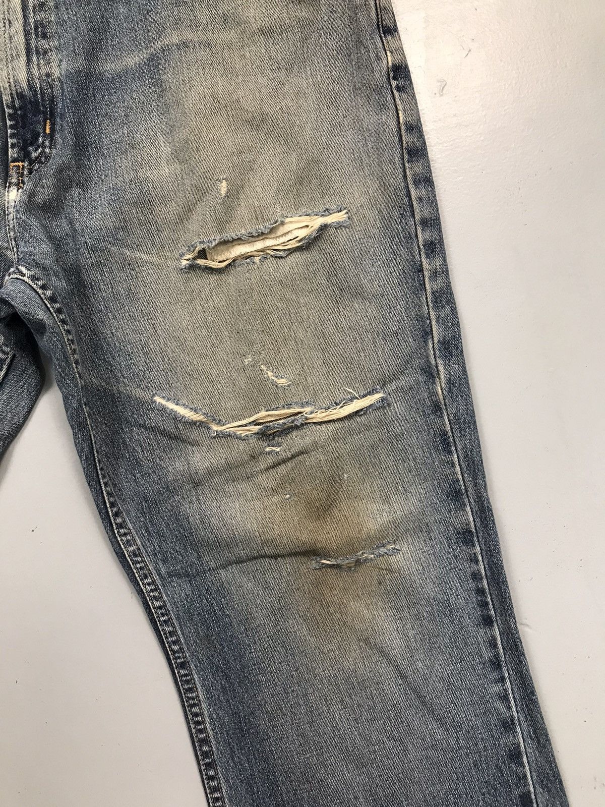 Harley Davidson Vintage Harley Davidson damaged denim Size US 42 / EU 58 - 6 Thumbnail