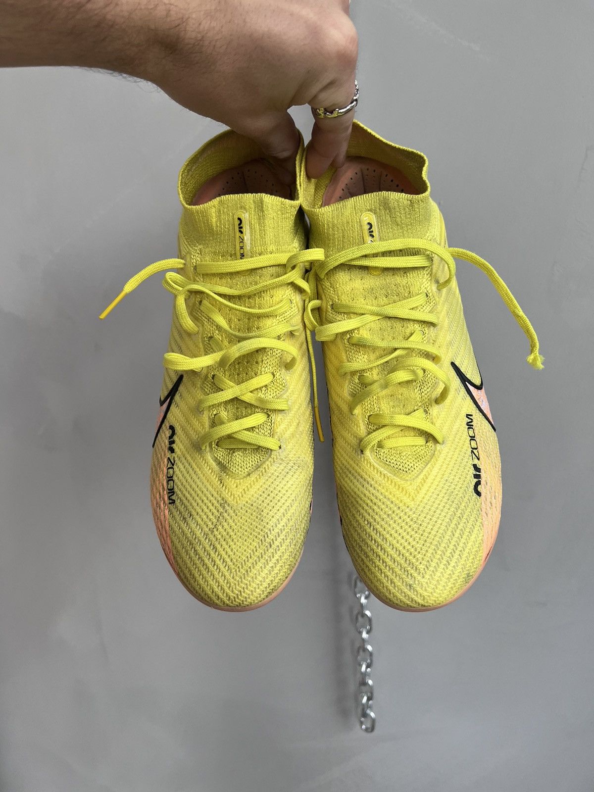 Nike × Vintage Nike Air Zoom Mercurial Vapor 15 Elite FG Orange Size US 8.5 / EU 41-42 - 2 Thumbnail