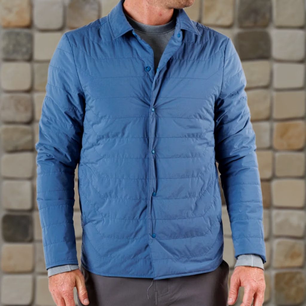Vintage Myles Jacket Reversible Insulated Shirt Dusty Blue L Mens Size US L / EU 52-54 / 3 - 1 Thumbnail