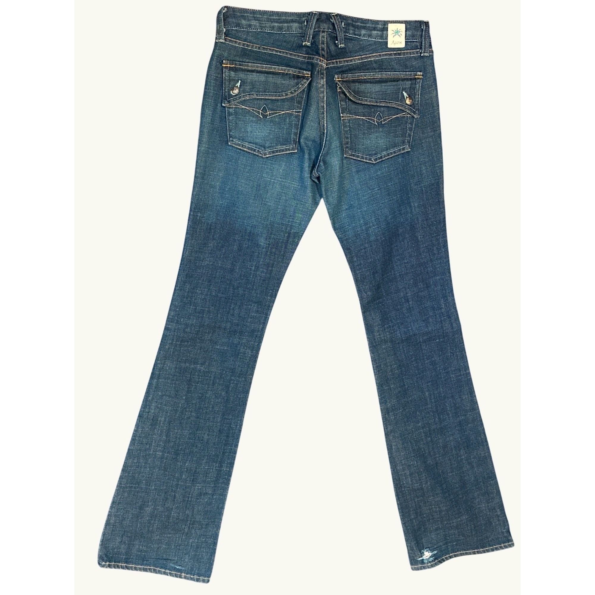 Agave Agave Slim Fit Boot Cut Jeans Montecito Supima Cotton CFlex Size 26" / US 2 / IT 38 - 2 Thumbnail