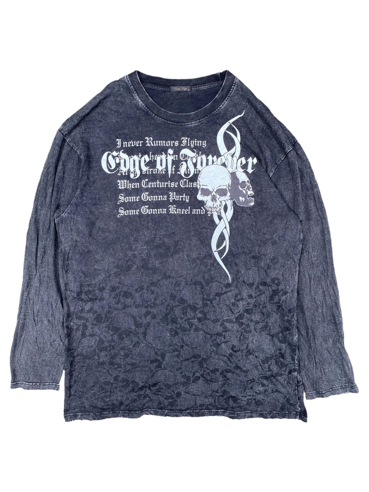 Beauty Beast × Hysteric Glamour × Japanese Brand Cross Keys Japanese Poem longsleeve Ifsixwasnine lgb style Size US XXL / EU 58 / 5 - 1 Thumbnail