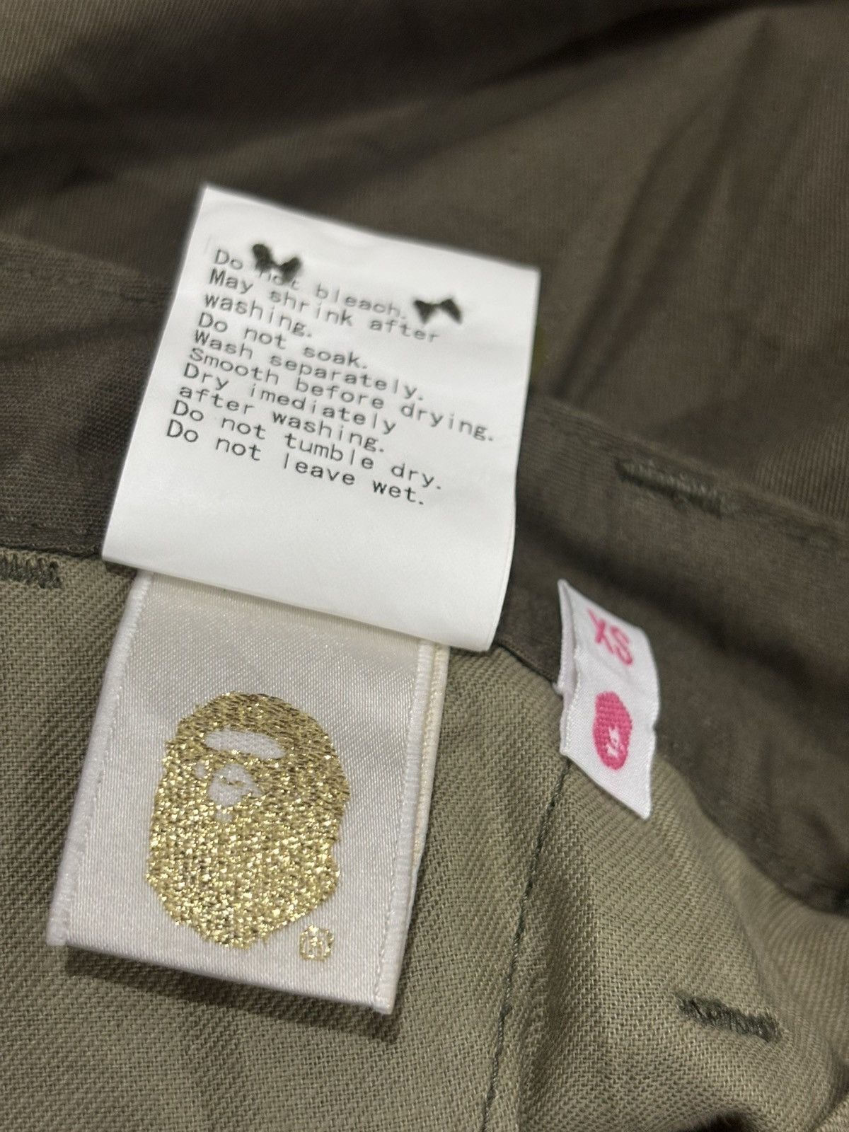 Bape Bape by A Bathing Ape Pleated Chino Trousers Size 30" / US 8 / IT 44 - 5 Thumbnail