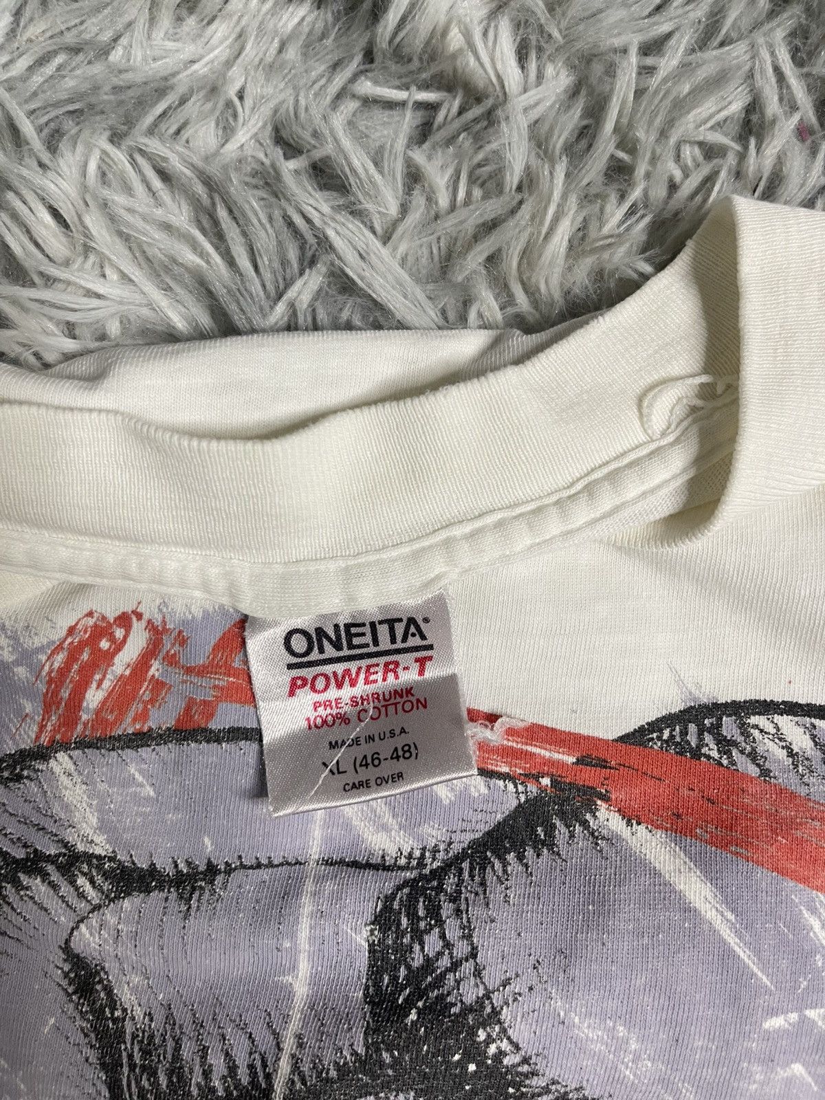 Vintage VINTAGE 90s Wild Oats "GET RIPPED" Muscle Graphic T-Shirt XL Size US XL / EU 56 / 4 - 6 Thumbnail