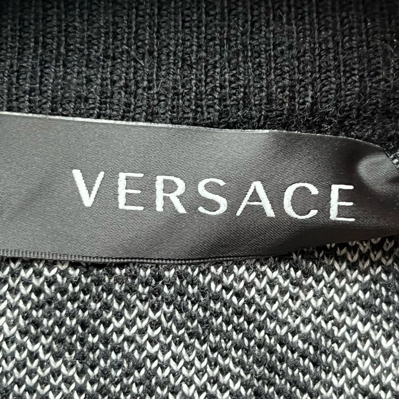 Versace Versace Black and white color-blocked Medusa crewneck card Size M / US 6-8 / IT 42-44 - 5 Thumbnail