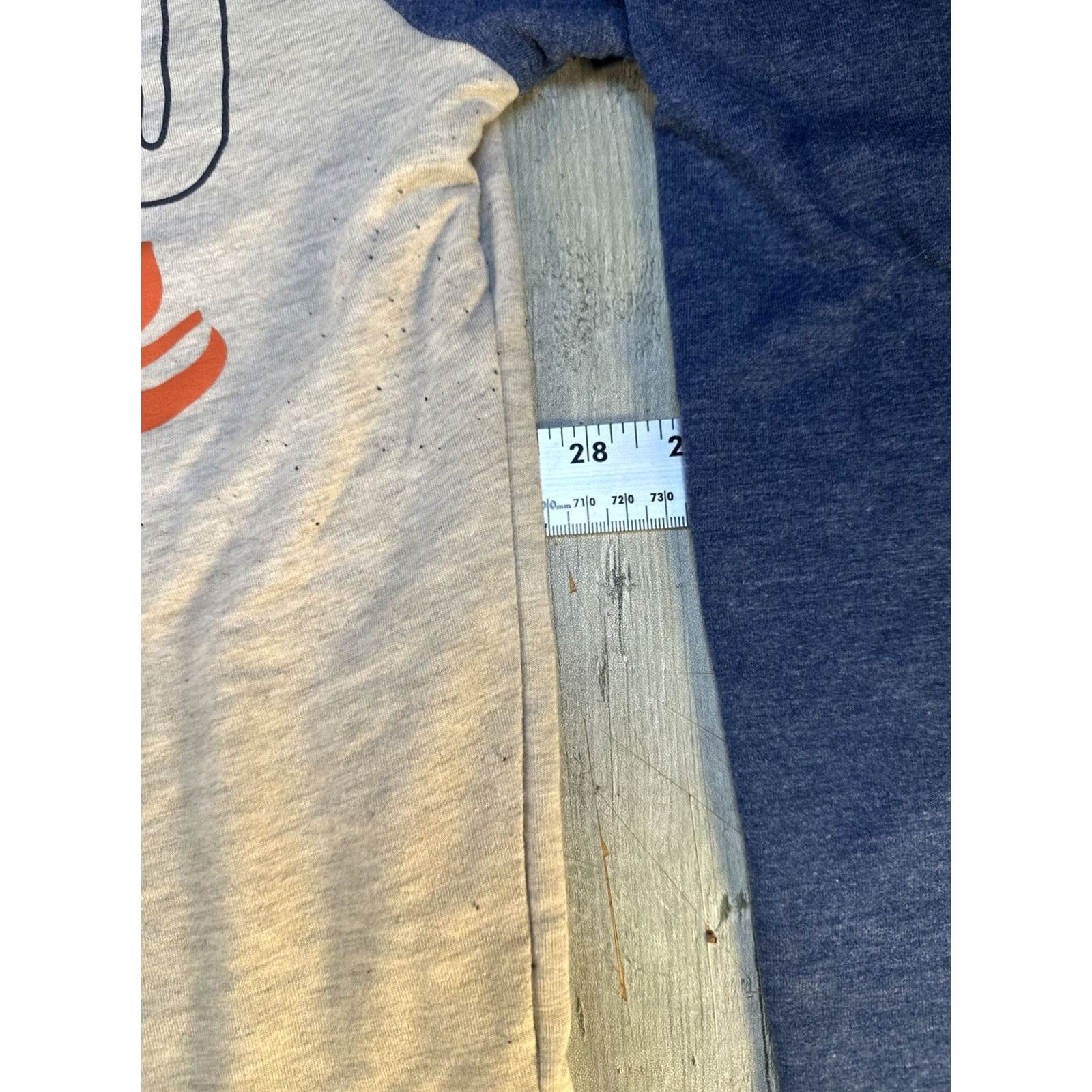 NFL VINTAGE Chicago Bears Womens Large Ringer 3/4 Sleeve Pajama Top Gray Logo Football Size L / US 10 / IT 46 - 4 Thumbnail