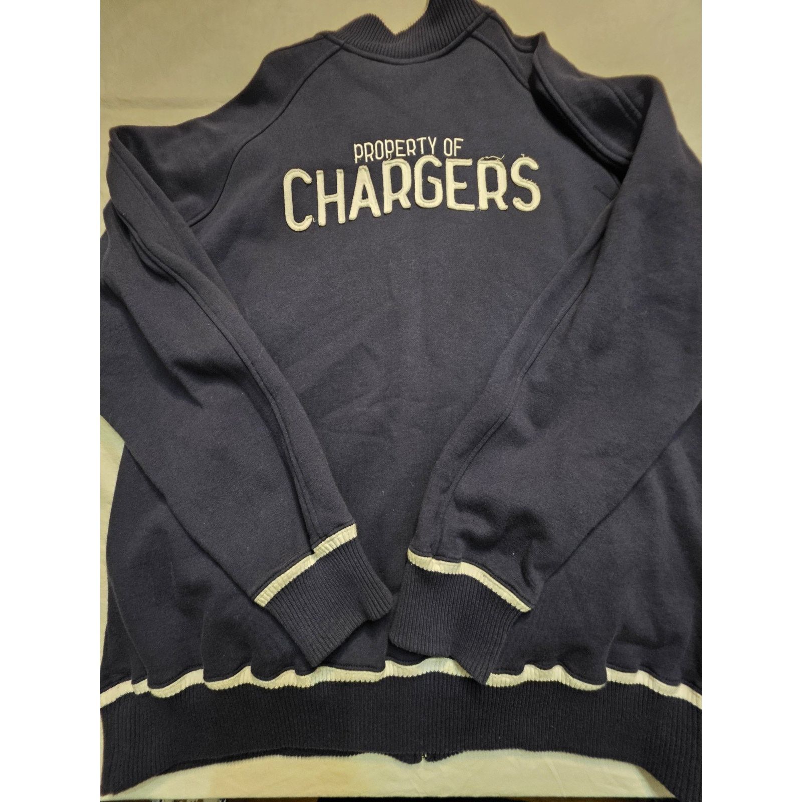 Reebok San Diego Chargers Reebok NFL Classic Men's Size Xl Zip Up Size US XL / EU 56 / 4 - 7 Thumbnail