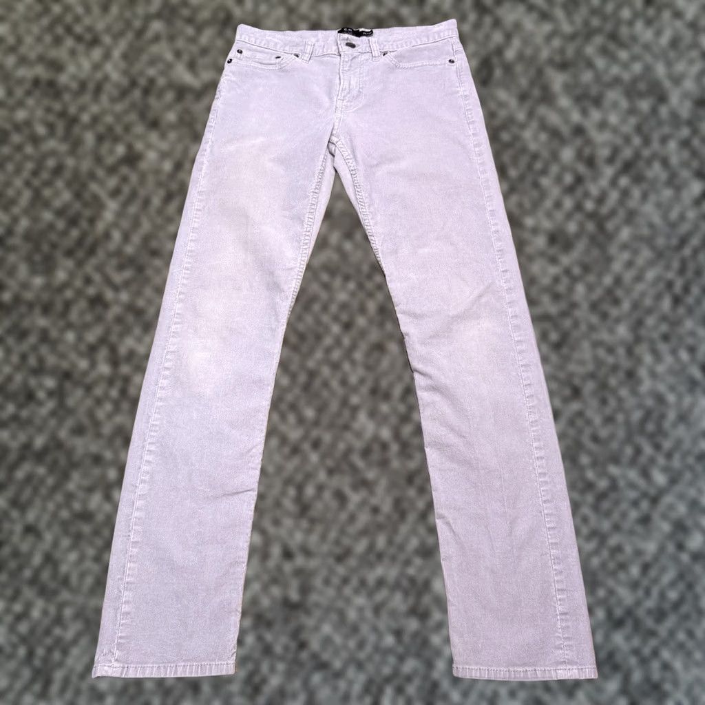 Club Monaco Club Monaco Jeans Corduroy Mens 28x32 Gray Low Rise Stretch Jeans Size US 28 / EU 44 - 1 Thumbnail