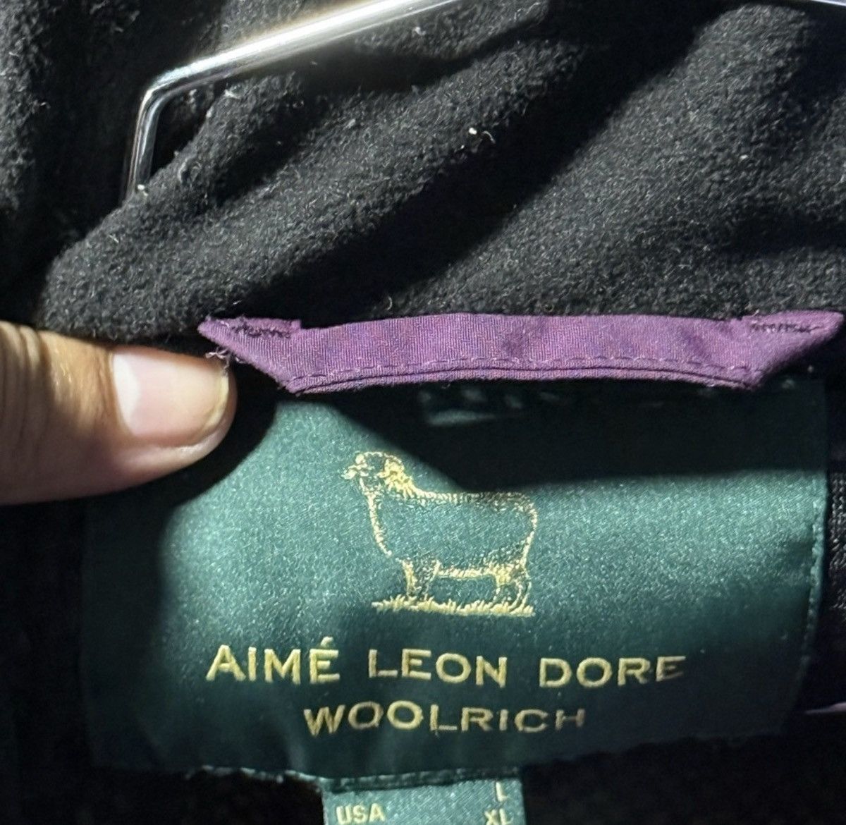 Aime Leon Dore × Woolrich Woolen Mills Aime Leon Dore x Woolrich Mountain Jacket Purple Yellow XL Size US XL / EU 56 / 4 - 4 Thumbnail