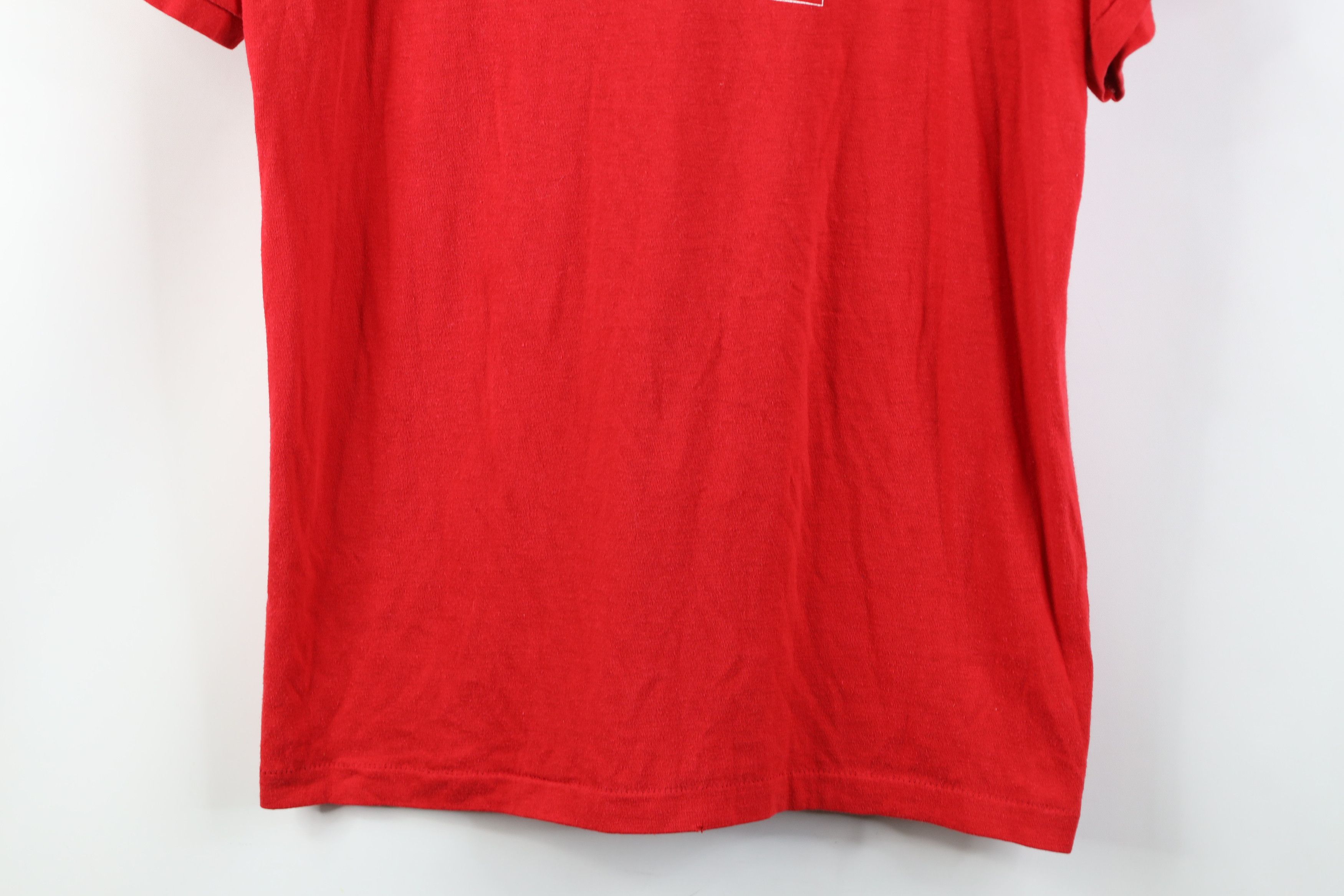 Vintage Vintage 80s Coca Cola 100 Year Anniversary T-Shirt Red USA Size L / US 10 / IT 46 - 3 Thumbnail