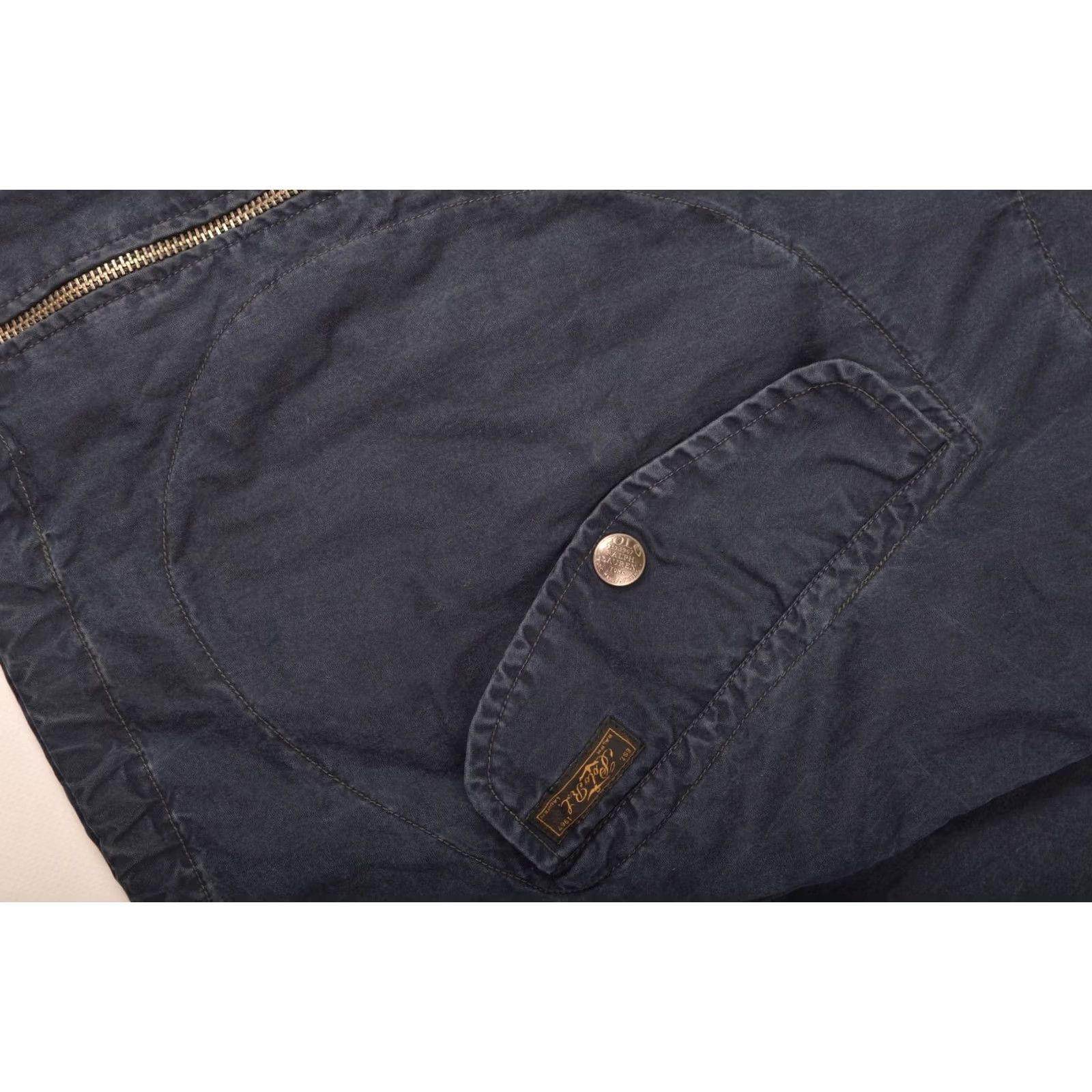 Ralph Lauren VINTAGE Polo Ralph Lauren Bomber Full-Zip Jacket Men's M Blue Size US M / EU 48-50 / 2 - 3 Thumbnail