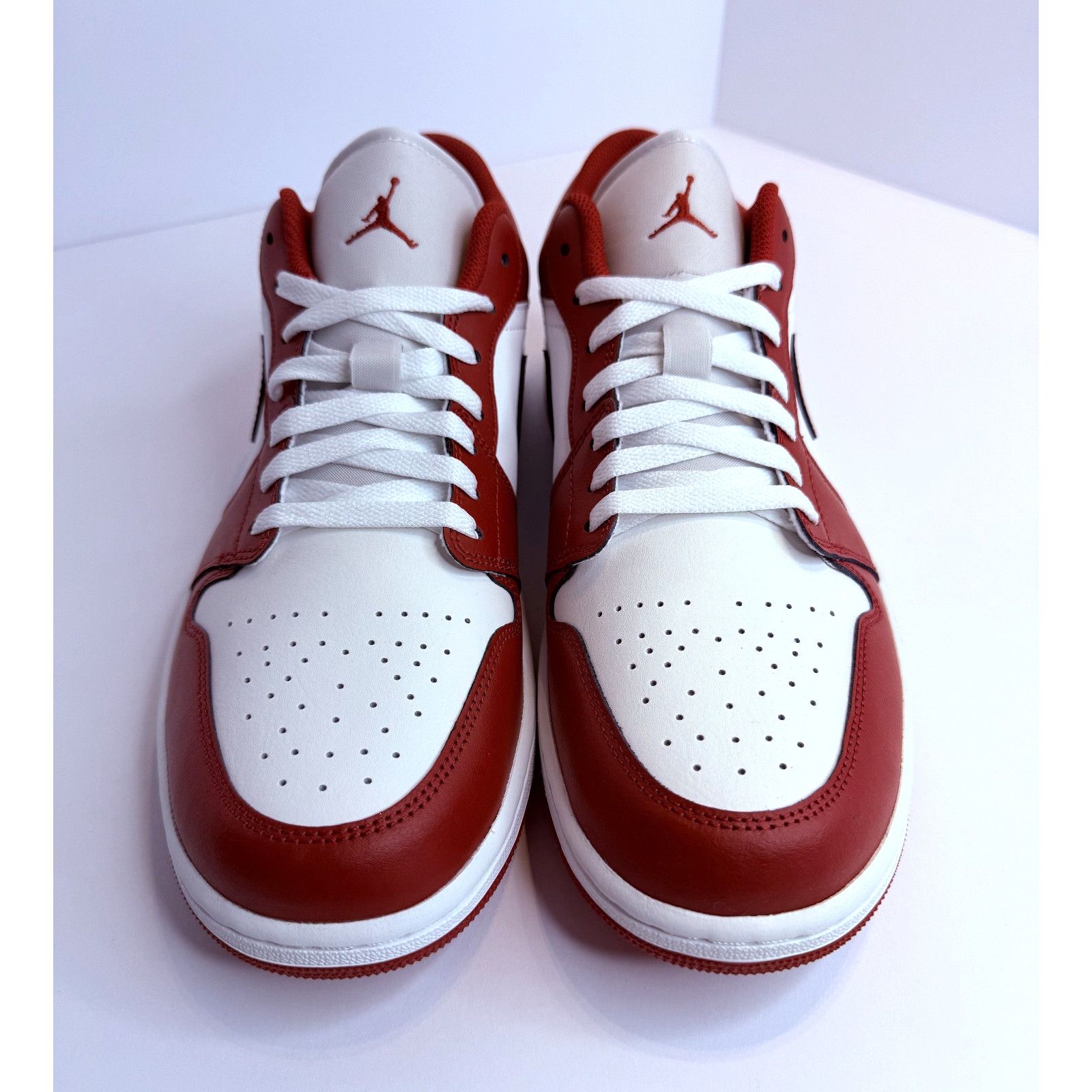 Nike Air Jordan 1 Low Summit White/Varsity Red 12.5M(08) Size US 12.5 / EU 45-46 - 2 Thumbnail