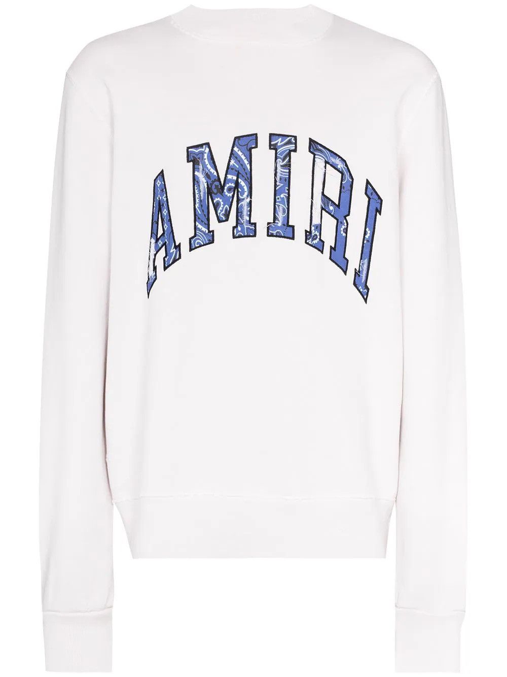 Amiri AMIRI White AMIRI Bandana Sweatshirt Size US XL / EU 56 / 4 - 1 Thumbnail