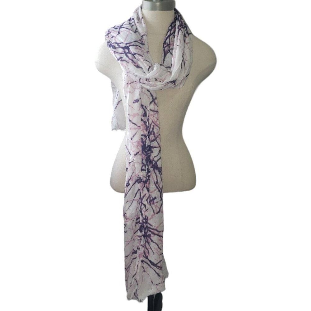 Other CT1590 Tilo Oversized White, Pink and Purple Wrap Size ONE SIZE - 2 Thumbnail