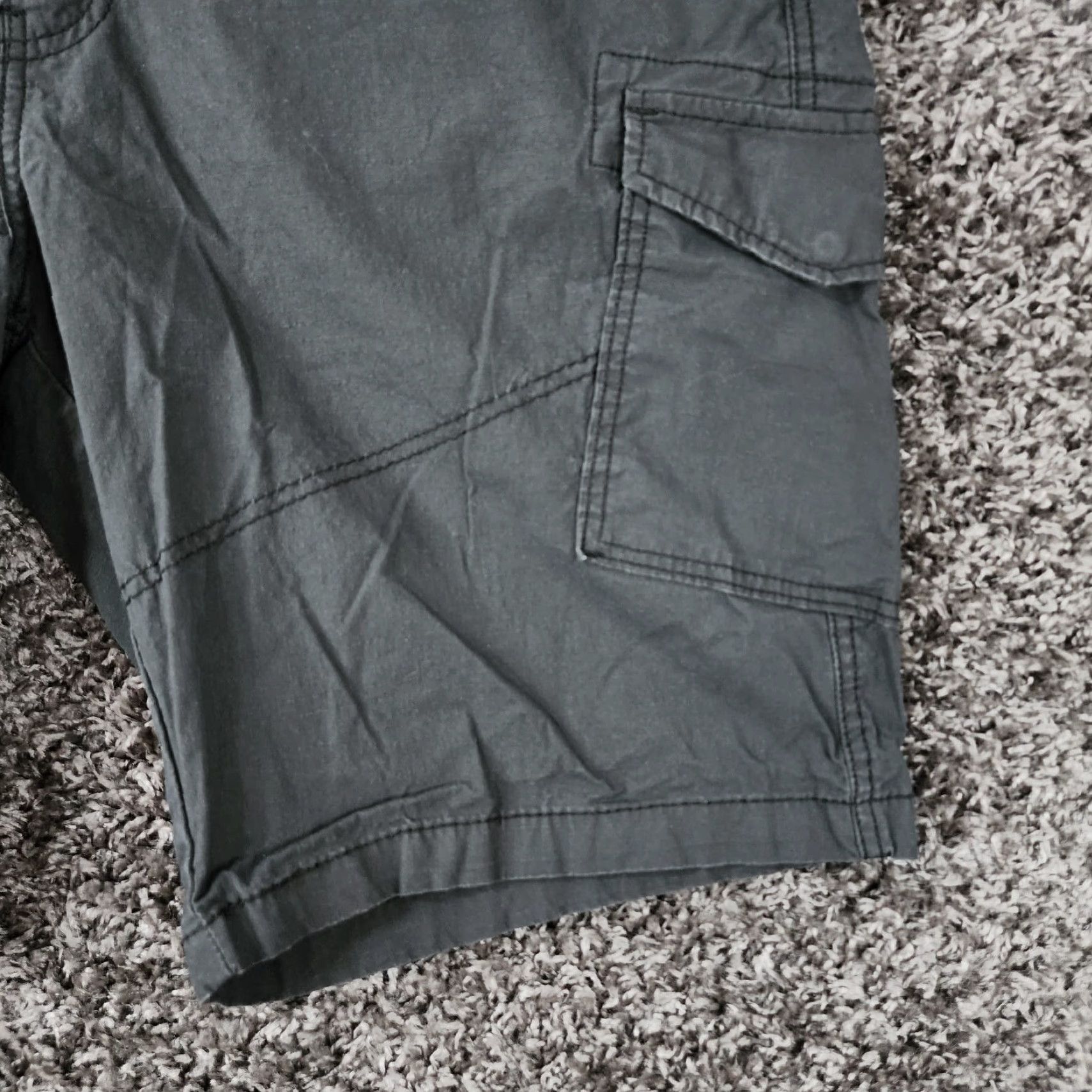 Vintage SIGNATURE LEVI CHARCOAL CARGO SHORTS Men Size 42 Gray Size US 42 / EU 58 - 2 Thumbnail