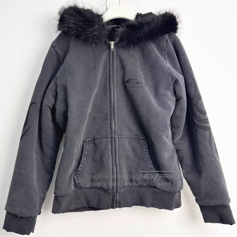 Balenciaga Balenciaga Embroidered Dragon Print Hooded Slim Fleece Jac Size US L / EU 52-54 / 3 - 1 Thumbnail