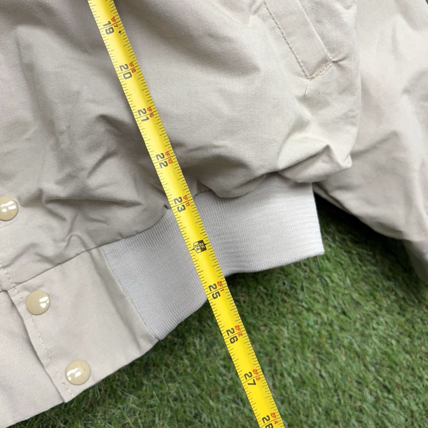Vintage VINTAGE Taylor Jackets Military Jacket Mens L Beige American Operation Desert Storm Varsity/Baseball Coat Coat Jacket Mens Large USA Size US L / EU 52-54 / 3 - 3 Thumbnail