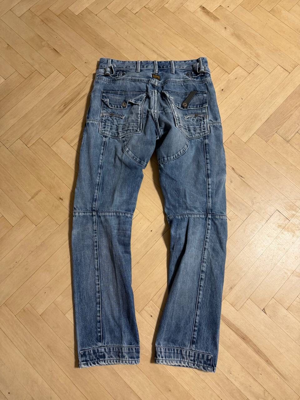 G-Star Vintage G-star Denim Cargo Y2K Avant Garde Jeans Size US 32 / EU 48 - 2 Thumbnail