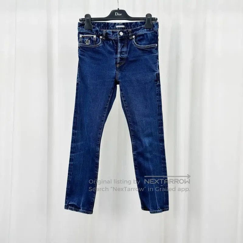 Dior Dior Blue Denim Embroidered Jeans for Women . Size 27" / US 4 / IT 40 - 1 Thumbnail