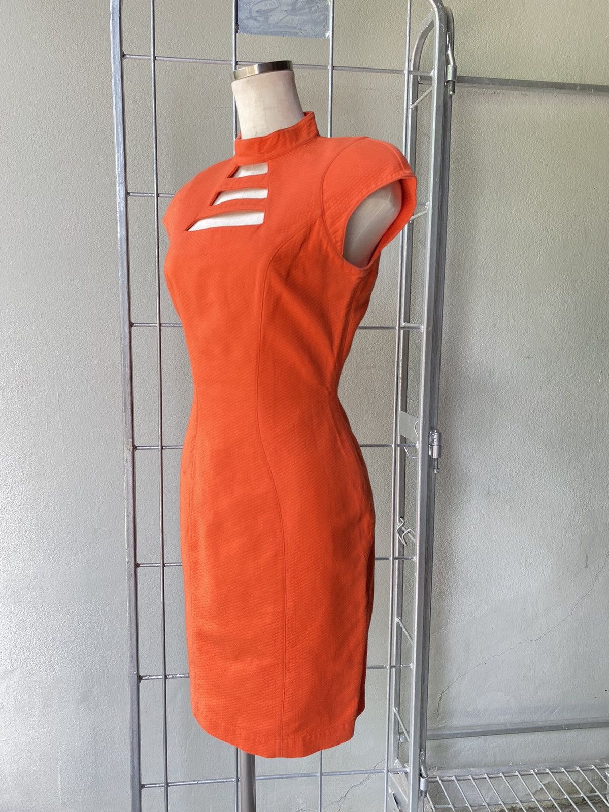 Thierry Mugler Thierry Mugler orange dress Size S / US 4 / IT 40 - 2 Thumbnail