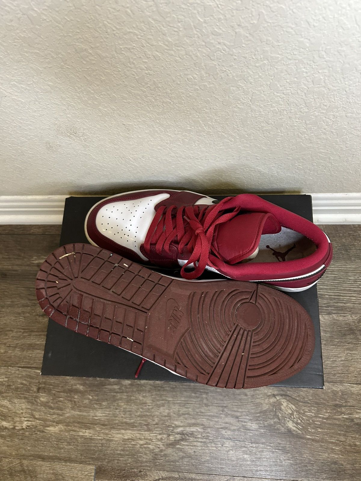 Jordan Brand Jordan 1 Low ‘Noble Red’ Size US 11.5 / EU 44-45 - 7 Thumbnail