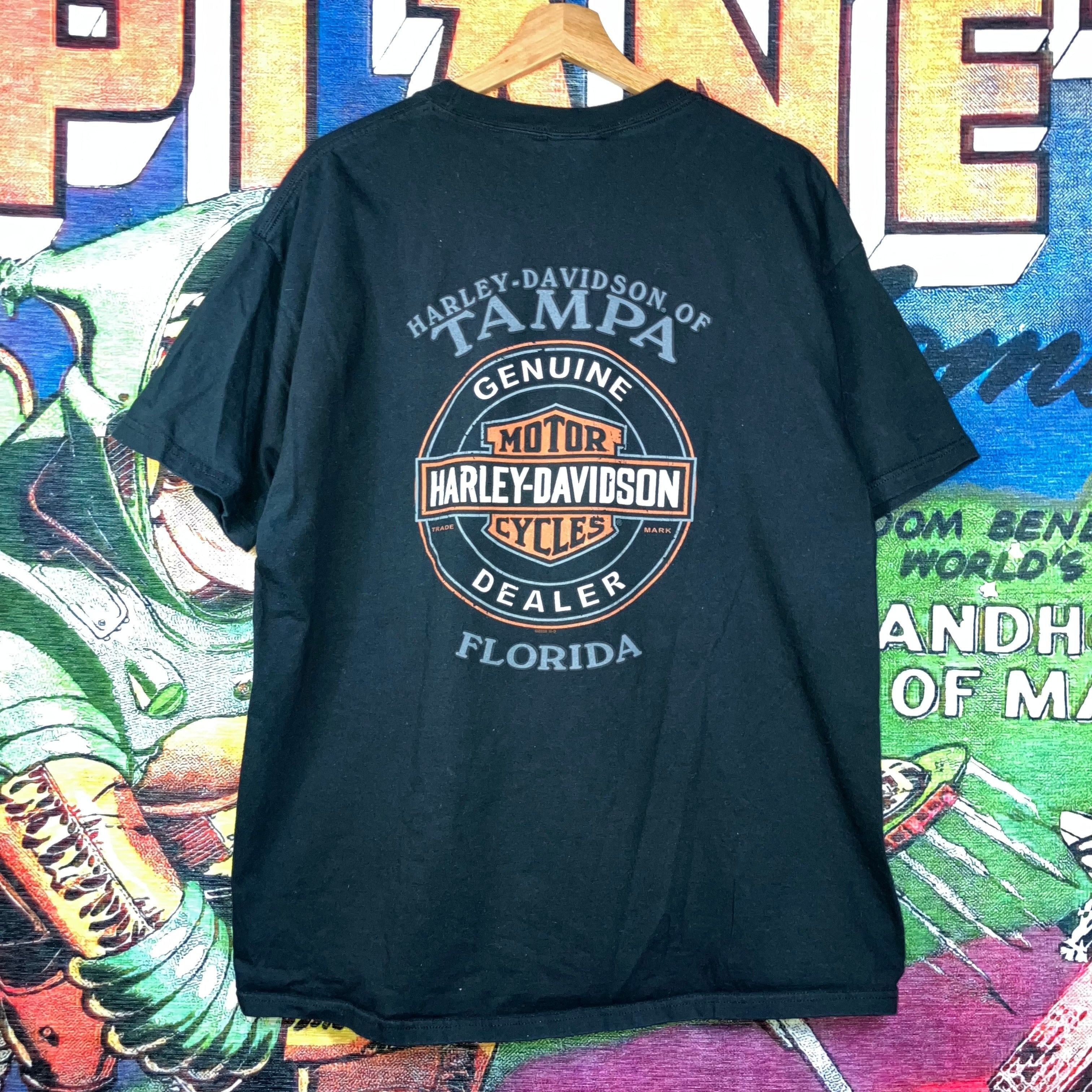 Harley Davidson × Vintage Vintage Y2K 2006 Harley Davidson Logo Emblem Double Sided Gr Size US XL / EU 56 / 4 - 2 Thumbnail