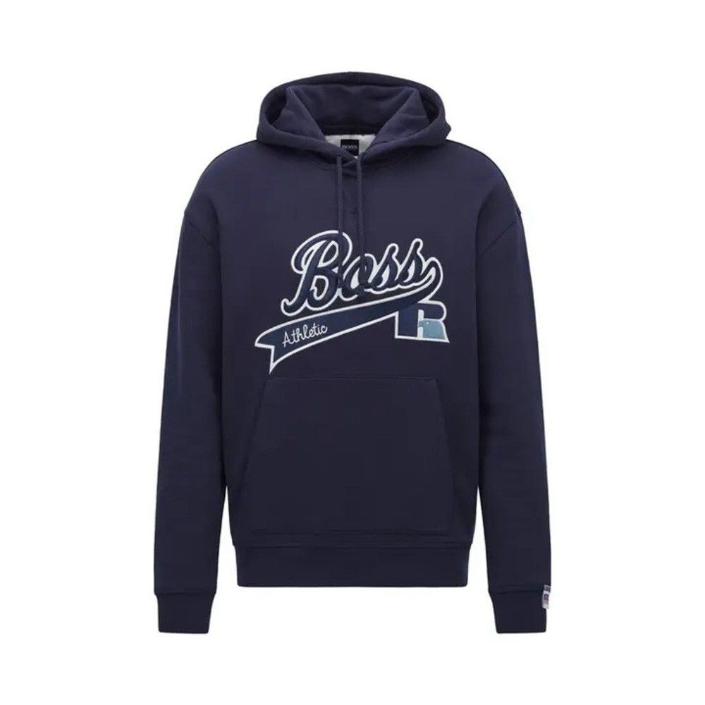 Hugo Boss × Russell Athletic RARE HUGO BOSS X Russell Athletic Hoodie Sweater Embroidere Size US L / EU 52-54 / 3 - 1 Thumbnail