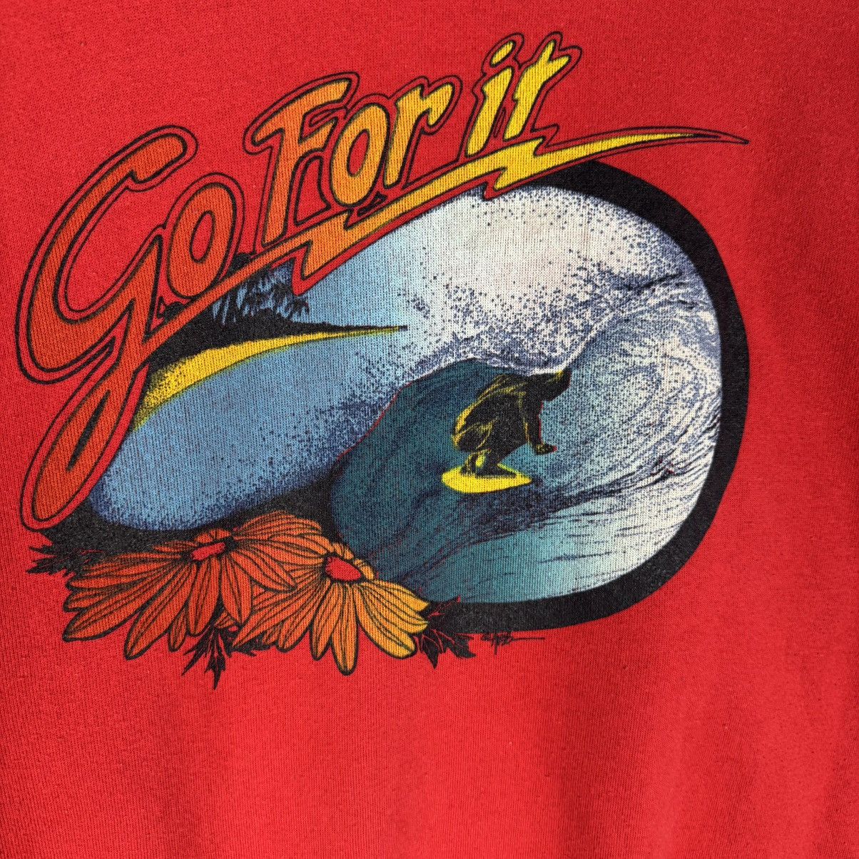 Ron Jon Surf Shop 🌟90s GO FOR IT SURFING CREWNECK SWEATSHIRT Size US M / EU 48-50 / 2 - 8 Thumbnail